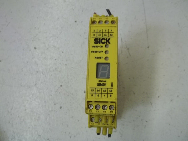 SICK UE401-A00010 SAFETY EVALUATION DEVICE RELAY UNMP