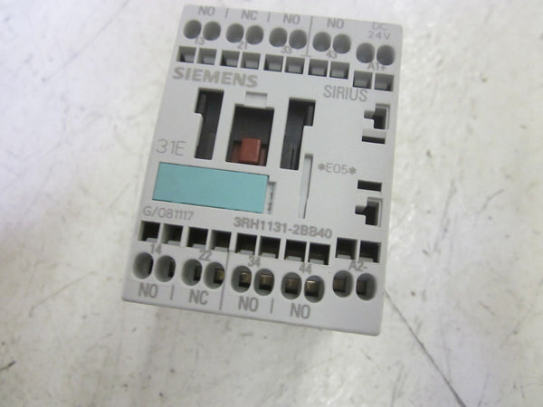 SIEMENS 3RH1131-2BB40 CONTROL RELAY 10A 240VAC UNMP