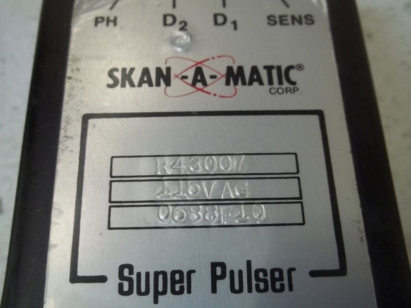 SKAN-A-MATIC R43007 SENSOR RELAY 115VAC UNMP