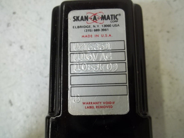 SKAN-A-MATIC T46351 MODULE TIME DELAY RELAY 115VAC UNMP