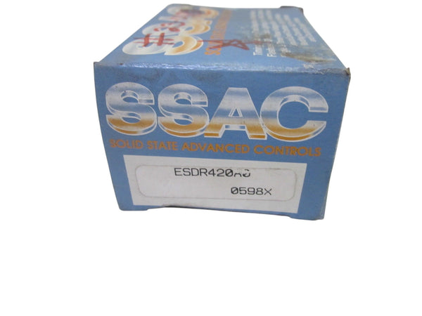 SOLID STATE TIMER ESDR420A0 120V 0.1-10 SECOND RELAY UNMP