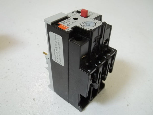 SPRECHER+SCHUH CT4-9.0 OVERLOAD RELAY NSMP