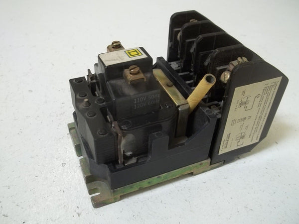 SQUARE D 8501-HO20 SER.D CONTROL RELAY UNMP