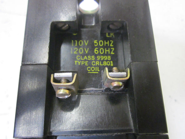 SQUARE D 8501-L0-40 CONTROL RELAY 120V (CRACK)  UNMP