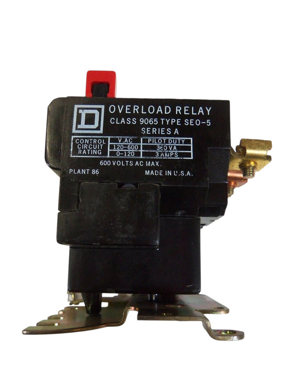 SQUARE D 9065-SE0-5 OVERLOAD RELAYS 9065SE0-5 NSNP