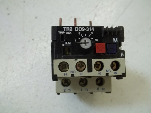 TC TR2DO9314 THERMAL OVERLOAD RELAY UNMP