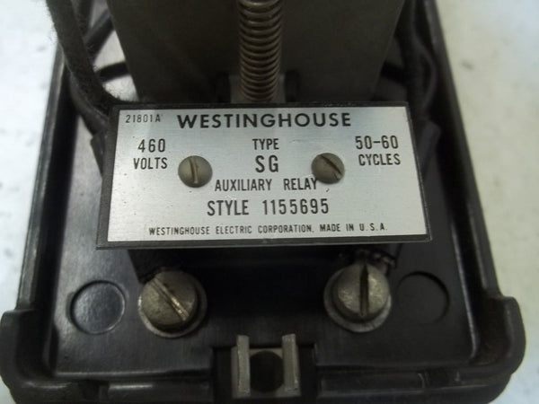WESTINGHOUSE 1155695 AUXILIARY RELAY 460V 50-60 CYCLES UNMP