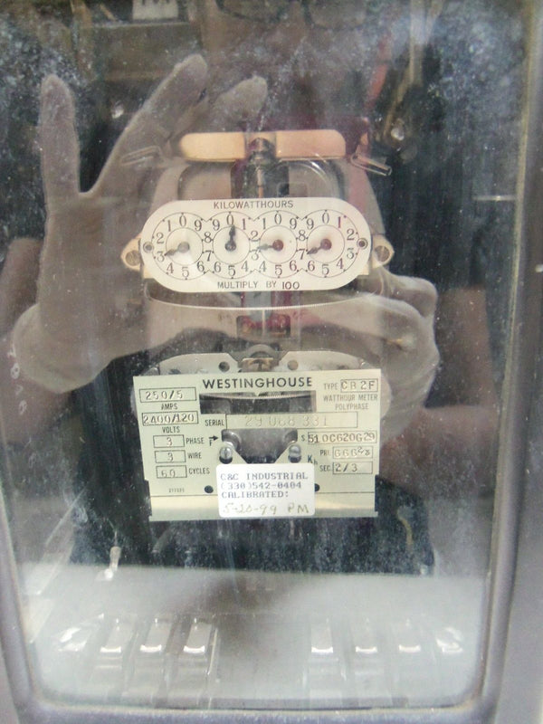 WESTINGHOUSE CB2F METER RELAY UNMP