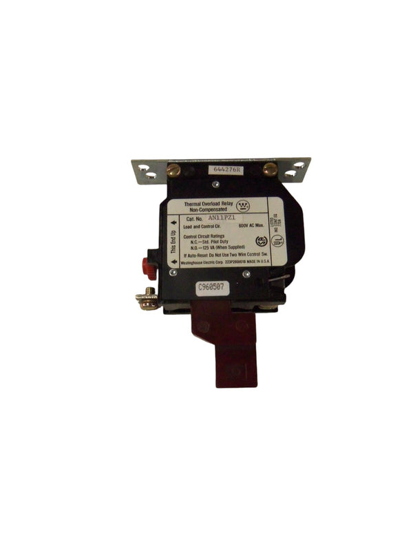 WESTINGHOUSE THERMAL OVERLOAD RELAY AN11PZ1 NSNP