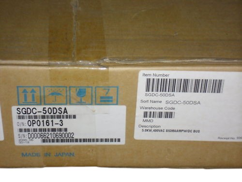 YASKAWA DRIVEPACK SGDC-50DSA AC SERVO UNIT NSMP