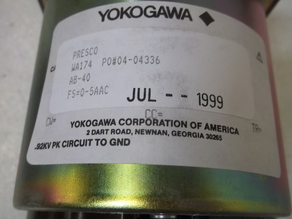 YOKOGAWA AB-40 PANEL METER 0-200 NSMP