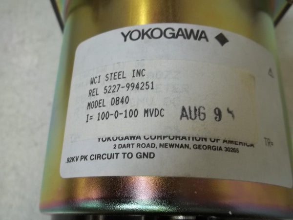 YOKOGAWA DB40 PANEL METER 50-0-50 NSMP