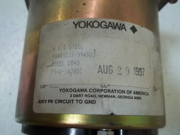 YOKOGAWA DB40 PANEL METER 0-350 UNMP