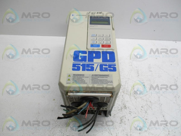 YASKAWA CIMR-G5M43P7 AC DRIVE UNMP