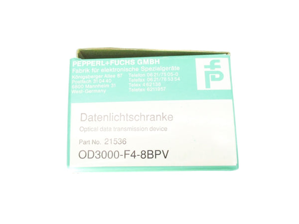 PEPPERL+FUCHS OD3000-F4-8BPV 21536 NSMP