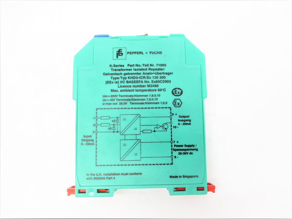 PEPPERL+FUCHS KHD3-ICR/EX130300 71005 NSNP