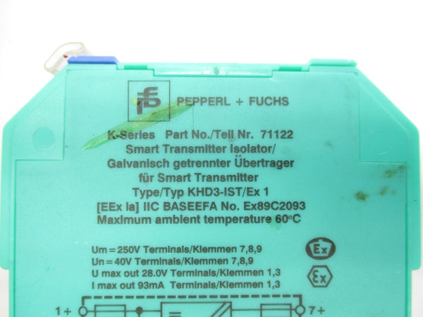 PEPPERL+FUCHS KHD3-IST/EX1 71122 UNMP