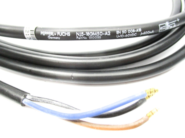 PEPPERL+FUCHS NJ5-18GM50-A2 15003S 10-60VDC NSNP