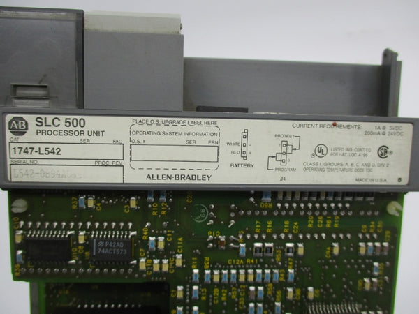 ALLEN BRADLEY 1747-L542 SER. C 24VDC (NO DOOR/KEY) NSNP