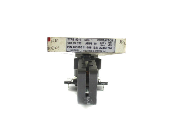 HUBBELL SIZE 1 59311-106 600V 10A NSNP