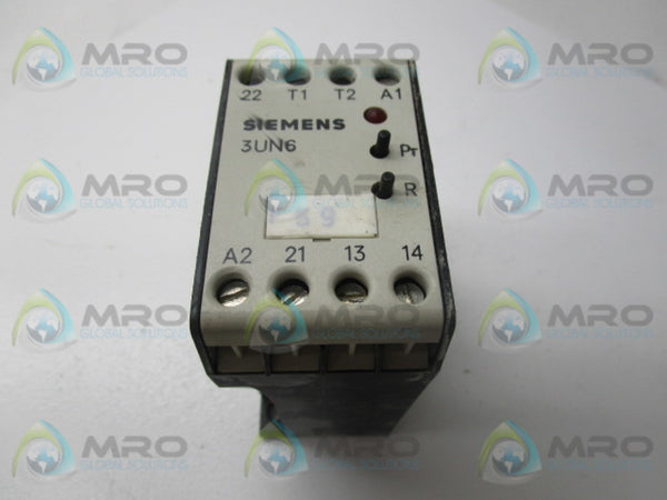 SIEMENS 3UN6002 RELAY IEC 110/115VAC  UNMP