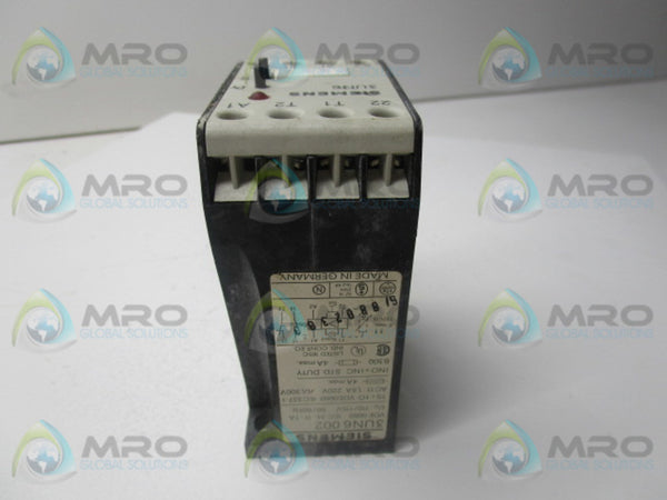 SIEMENS 3UN6002 RELAY IEC 110/115VAC  UNMP