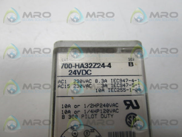 ALLEN BRADLEY 700-HA32Z24-4 SER. B RELAY 24VDC  UNMP