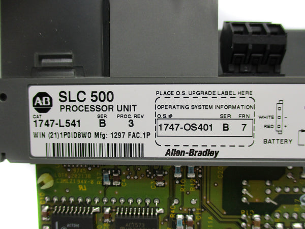 ALLEN BRADLEY 1747-L541 SER. B REV. 3 F/W 7 24VDC 1A NSNP