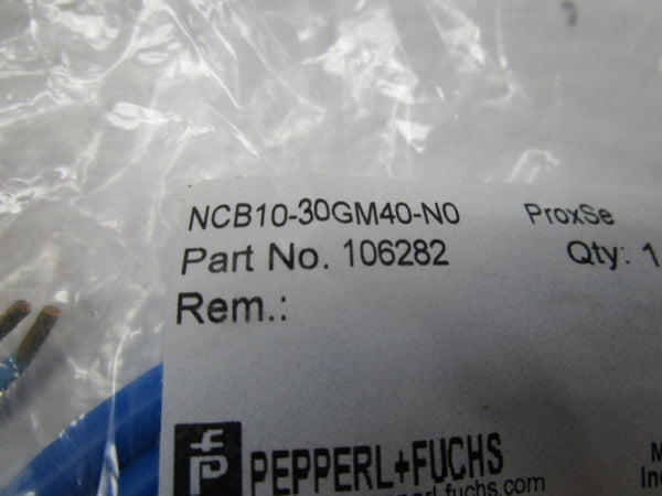 PEPPERL+FUCHS NCB10-30GM40-N0 NSMP