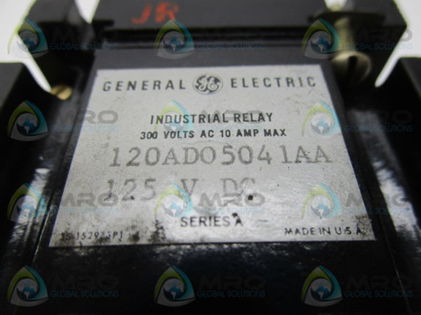 GENERAL ELECTRIC 120AD05041AA RELAY  UNMP