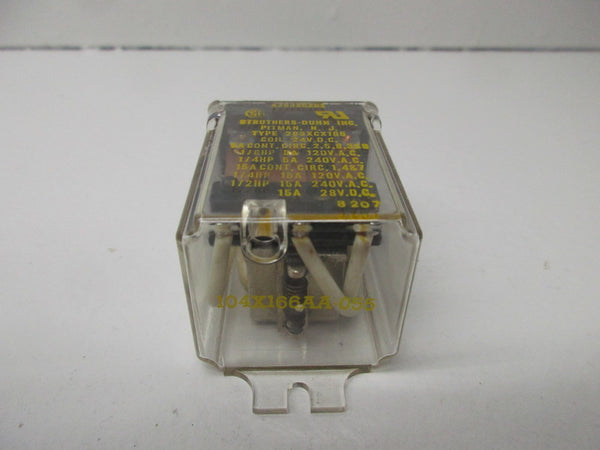 STRUTHERS DUNN 283XCX185 RELAY 24VDC 15A UNMP