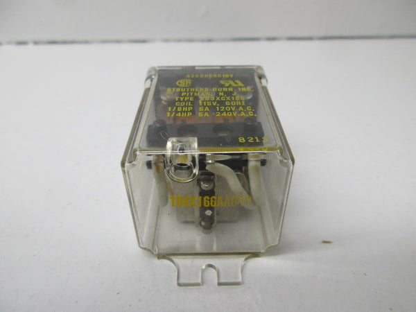 STRUTHERS DUNN 283XCX186 RELAY 115V 120/240VAC 5A UNMP