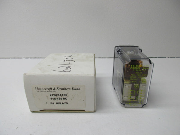 MSD INC. 219ABA155 RELAY 115-125VDC NSMP