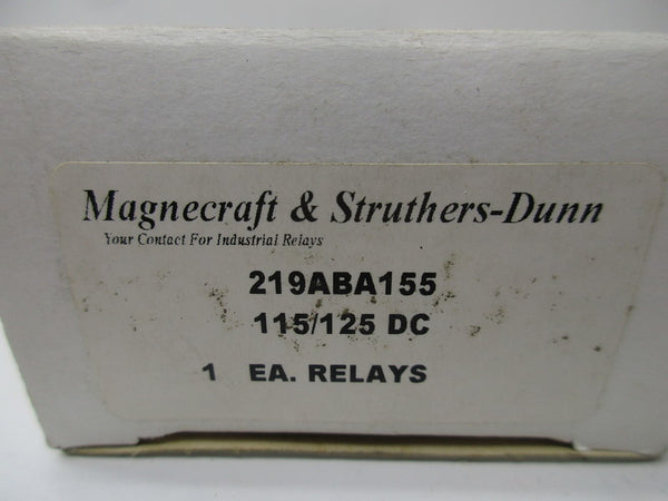 MSD INC. 219ABA155 RELAY 115-125VDC NSMP