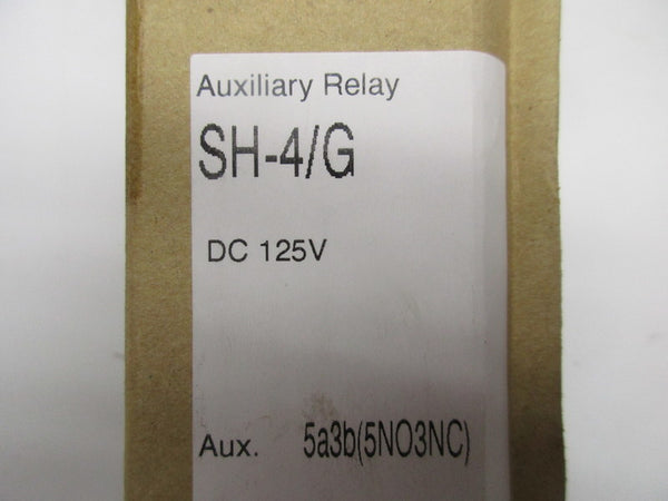 FUJI ELECTRIC SH-4/G AUXILIARY RELAY 10A 125VDC NSMP