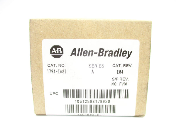 ALLEN BRADLEY 1794-IA8I SER. A DATE: 2011 NSFS