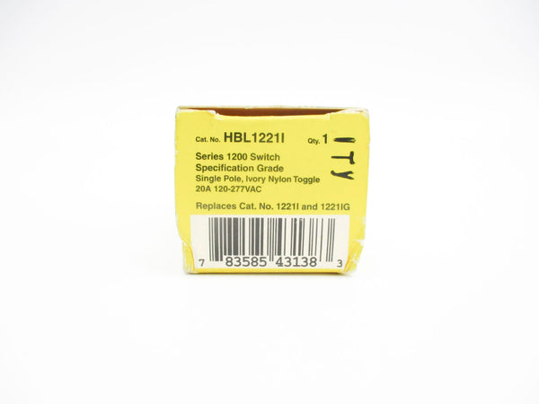 HUBBELL HBL1221I 120-277VAC 20A NSMP
