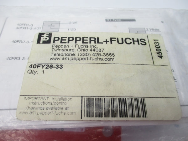 PEPPERL+FUCHS 40FY26-33 450031 10-30VDC NSMP
