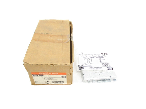 HUBBELL 972 4-11/16" (PKG OF 10) NSMP