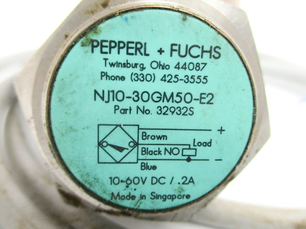 PEPPERL+FUCHS NJ10-30GM50-E2 32932S UNMP