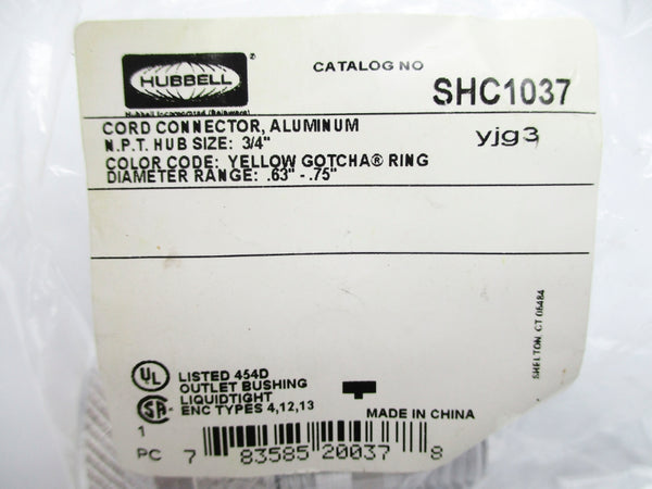 HUBBELL SHC1037 (YELLOW GOTCHA RING) NSMP
