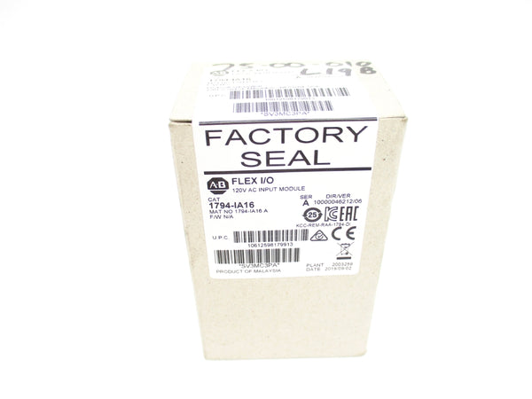 ALLEN BRADLEY 1794-IA16 SER. A DATE: 2019 NSFS