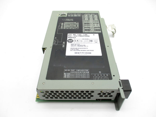 ALLEN BRADLEY 1785-L40L SER. D F/W B 5VDC 3.3A NUPI