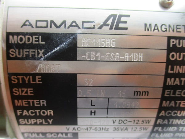 YOKOGAWA AE115HG-CB1-ESA-A1DH 100-240VAC -20-60'F 0.5" NSNP
