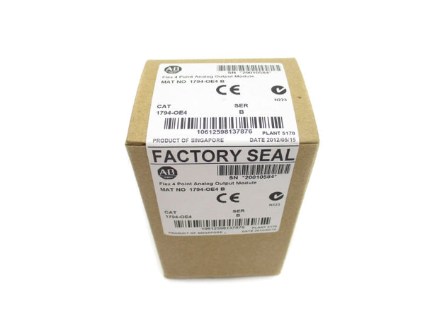 ALLEN BRADLEY 1794-OE4 SER. B DATE: 2012 NSFS