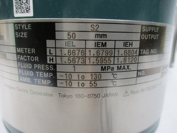YOKOGAWA AXR050G AXR050G-E1AL1L-AA12-2NB/SCT 14.7-42VDC -10'-+130'C NSNP