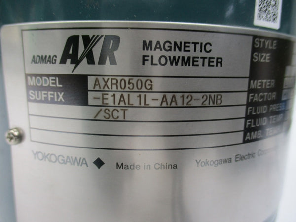 YOKOGAWA AXR050G AXR050G-E1AL1L-AA12-2NB/SCT 14.7-42VDC -10'-+130'C NSNP