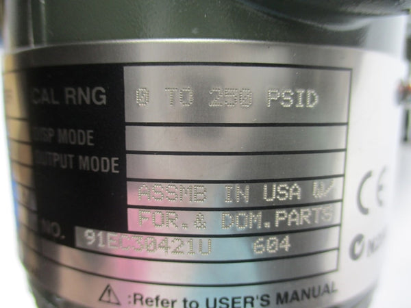 YOKOGAWA EJA110A-DUS4B-92EA/FF1/K2/D1 10.5-42VDC 2300PSI NSNP