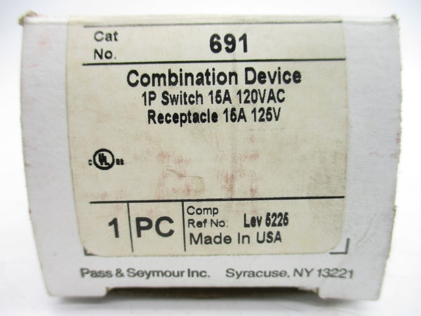 PASS & SEYMOUR 691 120VAC 15A (BROWN) NSMP