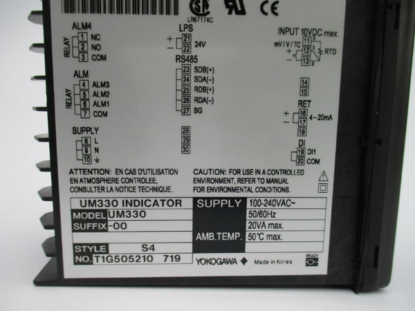YOKOGAWA UM330-00 100-240VAC NSNP